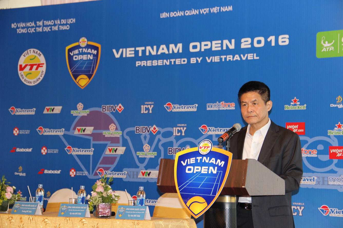 Vietravel tài trợ chính giải quần vợt Vietnam Open 2016