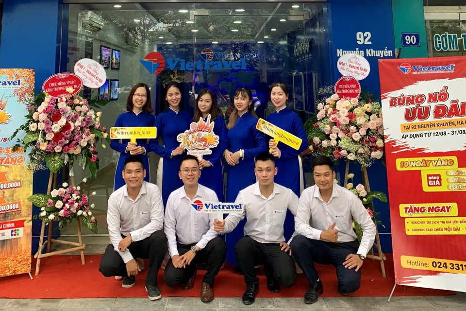 Vietravel Hà Nội mở Văn phòng giao dịch số 7