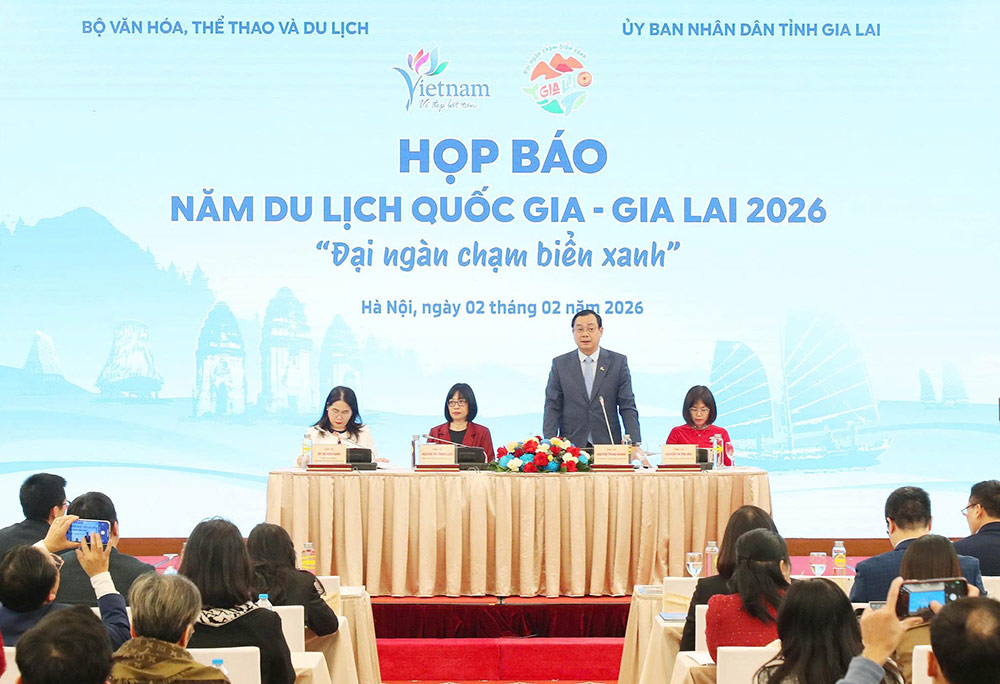 Vietravel tham dự buổi họp báo giới thiệu năm Du lịch quốc gia – Gia Lai 2026