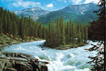 Kỳ vĩ thác nước và hẻm núi Athabasca