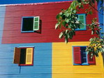 Thị trấn sắc màu ở Buenos Aires
