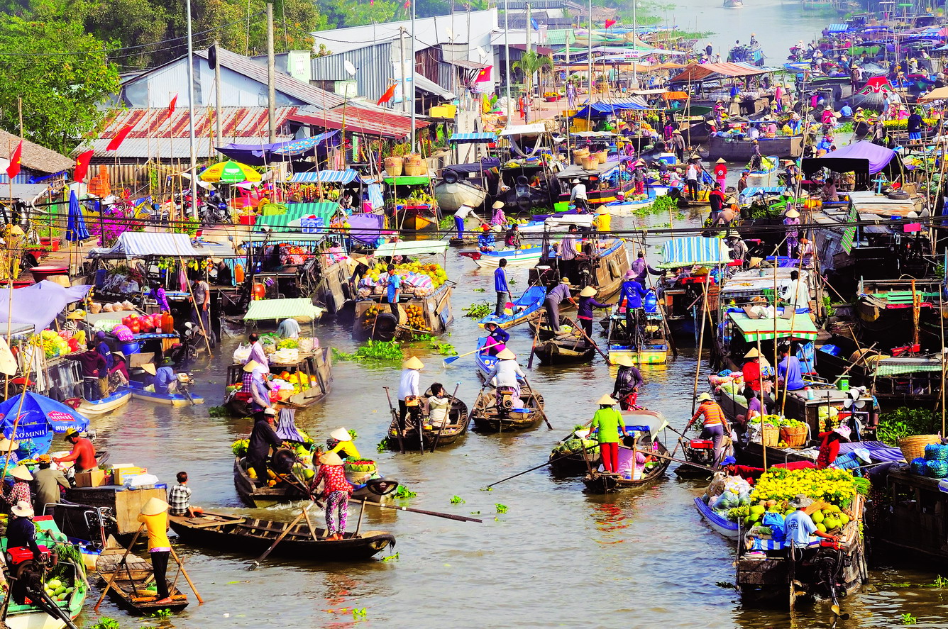 cai rang floating market