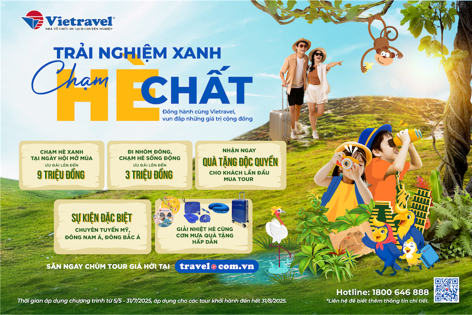 Vietravel khởi động Hè 2025 với chuỗi ưu đãi lớn nhất năm - Xúc tiến du lịch Việt Nam trong kỷ nguyên mới