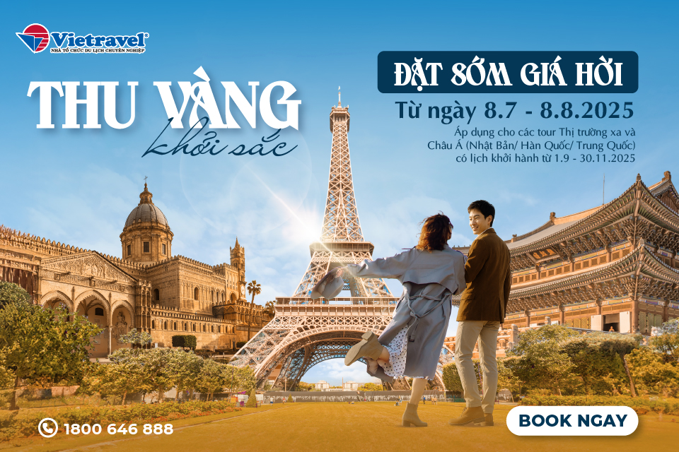 Du lịch mùa thu 2025: Hành trình khám phá văn hoá đậm chất thơ
