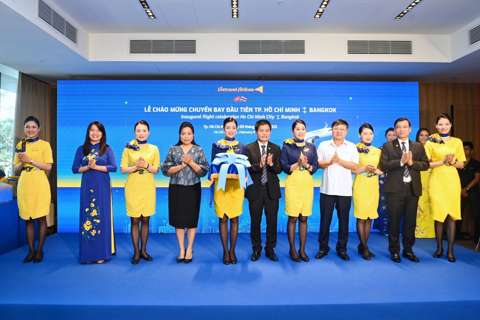 Vietravel Airlines khai trương đường bay quốc tế thành phố Hồ Chí Minh – Bangkok