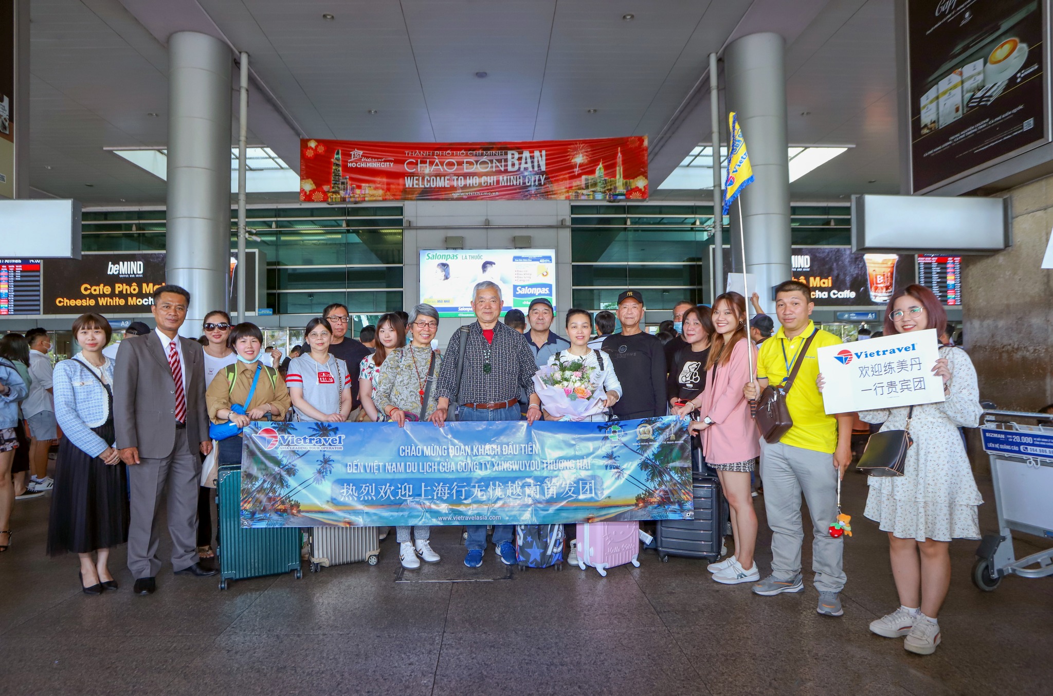 Vietravel đón đoàn khách Trung Quốc đầu tiên sau dịch