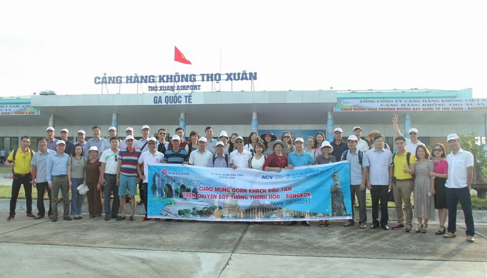 Vietravel tiên phong phát triển du lịch Thanh Hóa bằng đường bay Thanh Hóa - Bangkok