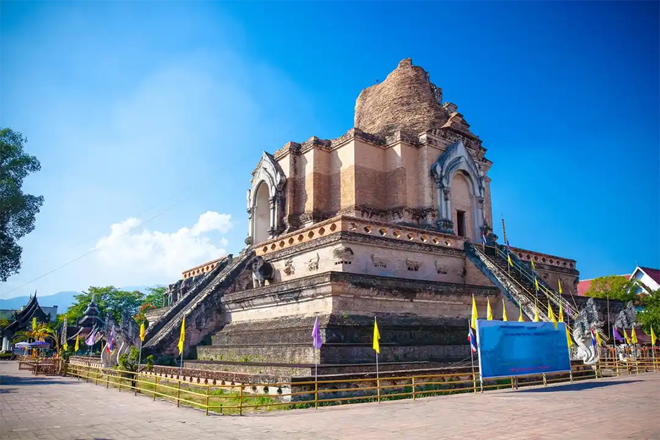 Khám phá 3 điểm đặc sắc của chùa Wat Chedi Luang Chiang Mai