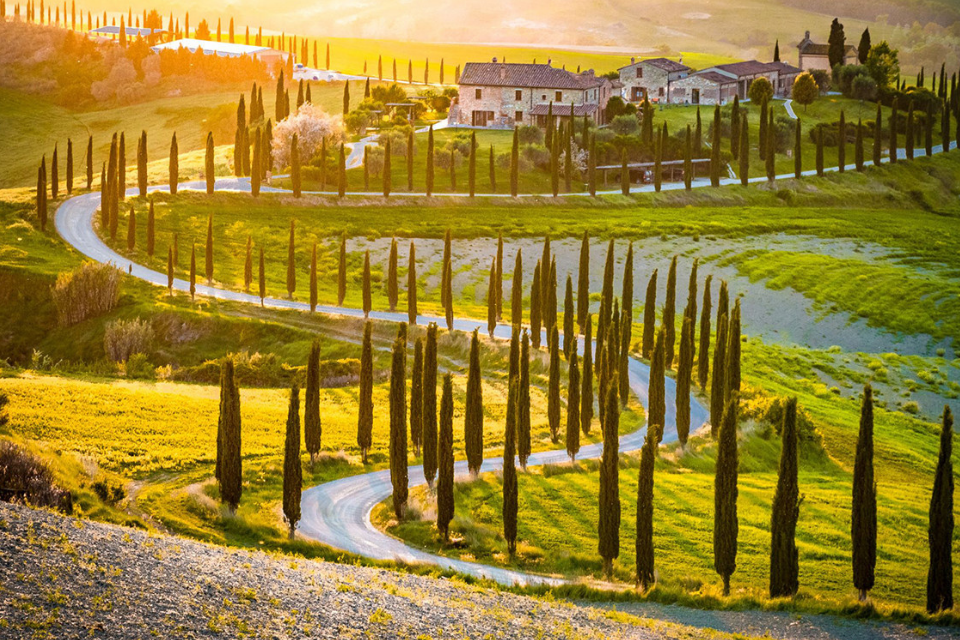 Du lịch Tuscany, Ý thưởng ngoạn những ngày thu rực rỡ