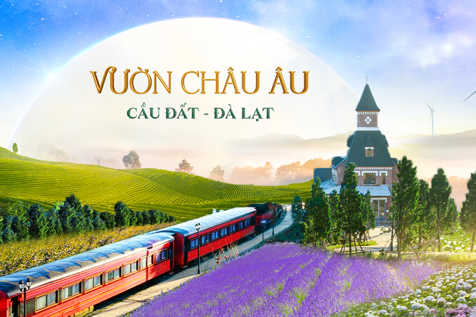 Vườn Châu Âu ở Đà Lạt – “Điểm sống ảo mới” khiến giới trẻ mê mẩn hè 2025
