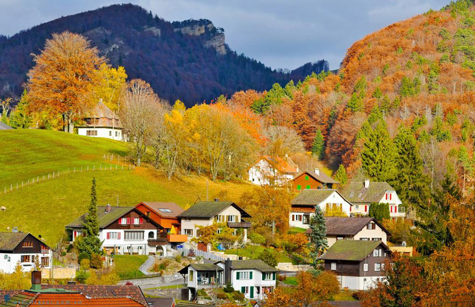 Đẹp nao lòng mùa thu Thụy Sĩ