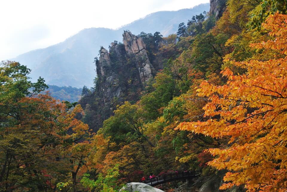Ngỡ ngàng mùa thu tuyệt đẹp ở núi Seorak - kỳ quan thiên nhiên của Hàn Quốc