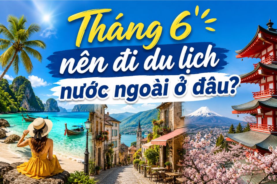 Tháng 6 nên đi du lịch nước ngoài ở đâu? Gợi ý điểm đến đẹp, dễ đi cho mùa hè