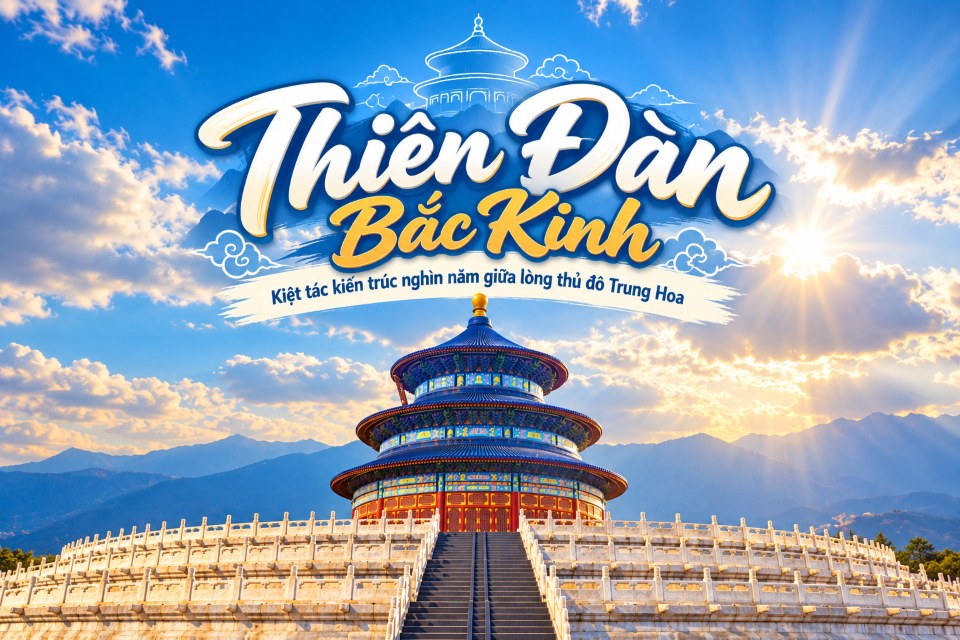 Thiên Đàn Bắc Kinh: Khám phá đàn tế trời nổi tiếng Trung Quốc
