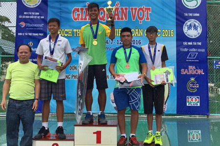 Vietravel đồng hành cùng Giải quần vợt vô địch Thanh Thiếu niên toàn quốc 2016 tại Cần Thơ