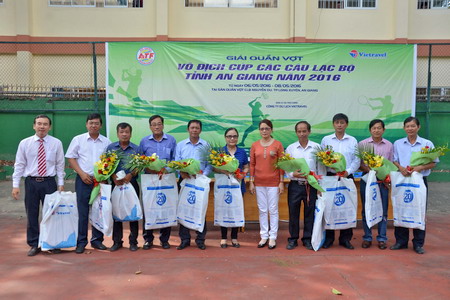 Khai mạc giải quần vợt cúp các CLB tỉnh An Giang năm 2016
