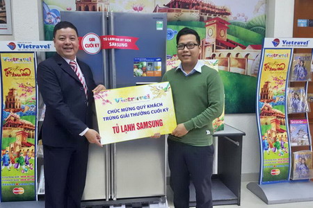 Vietravel trao giải đặc biệt  khuyến mại xuân 2016 “Tết Đoàn viên” tại Đà Nẵng