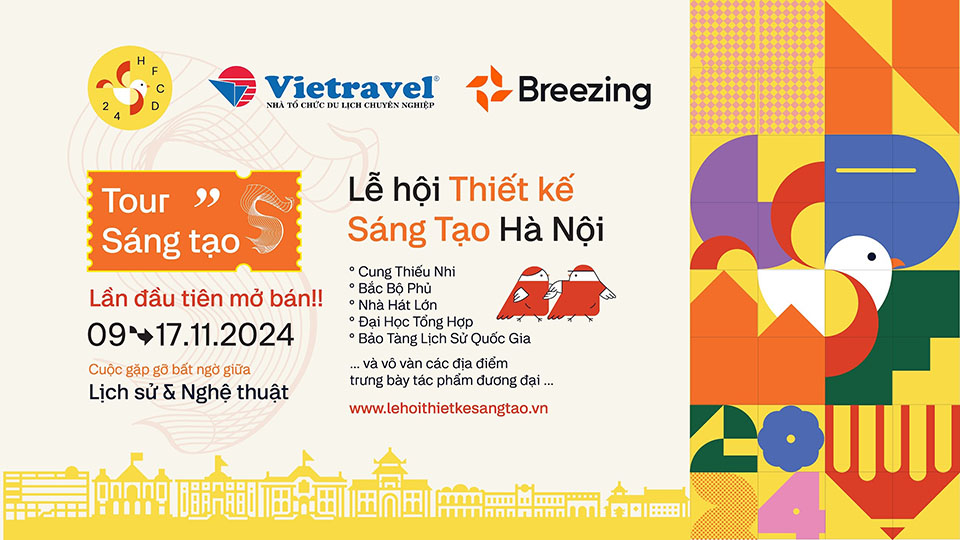 Vietravel ra mắt chuỗi “Tour Sáng Tạo” tại Lễ hội Thiết kế Sáng tạo Hà Nội 2024: Hành trình khám phá di sản và nghệ thuật Thủ đô qua lăng kính mới