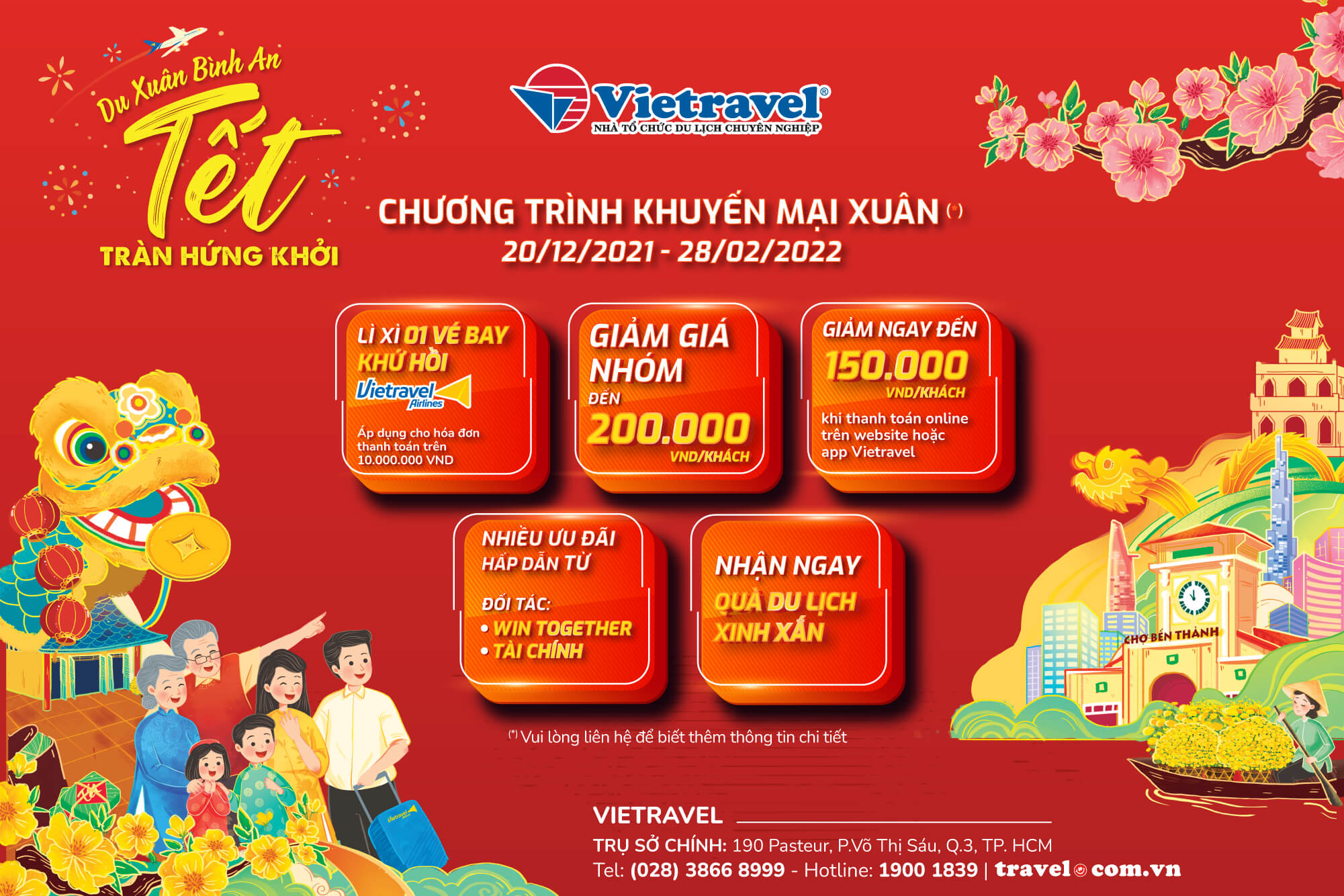 Vietravel ra mắt Chương trình khuyến mại Xuân 2022